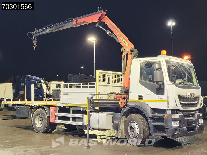 Iveco Stralis 310 4X2 Palfinger PK 12002 EH Kran Crane Steelsuspension Automatic Euro 6 - Dropside/ Flatbed truck, Crane truck: picture 3 Iveco Stralis 310 4X2 Palfinger PK 12002 EH Kran Crane Steelsuspension Automatic Euro 6 - Dropside/ Flatbed truck, Crane truck: picture 3