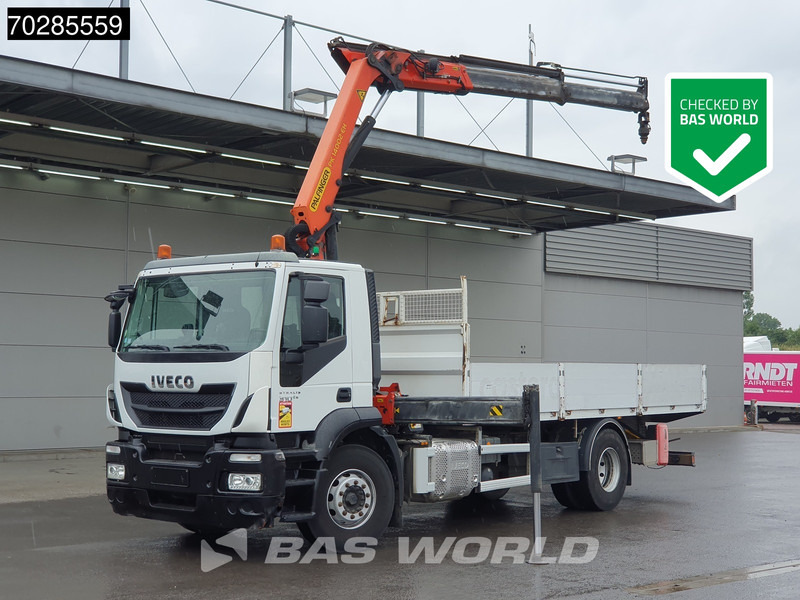 Iveco Stralis 310 4X2 Palfinger PK14.002 EH Remote Crane Kran Euro 6 - Dropside/ Flatbed truck, Crane truck: picture 1 Iveco Stralis 310 4X2 Palfinger PK14.002 EH Remote Crane Kran Euro 6 - Dropside/ Flatbed truck, Crane truck: picture 1
