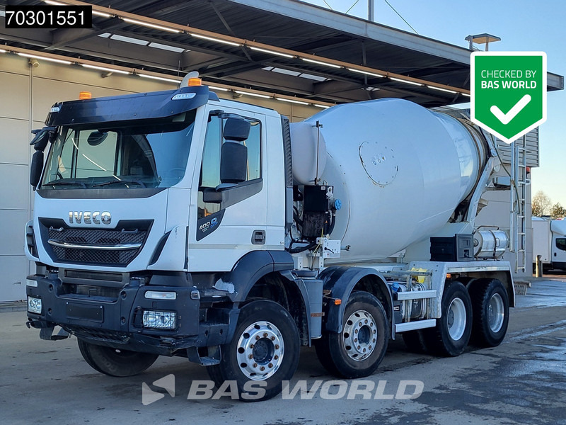 Iveco Stralis 400 8X4 9m3 Stetter mixer Steelsuspension Big-Axle Automatic Euro 6 - Concrete mixer truck: picture 1 Iveco Stralis 400 8X4 9m3 Stetter mixer Steelsuspension Big-Axle Automatic Euro 6 - Concrete mixer truck: picture 1