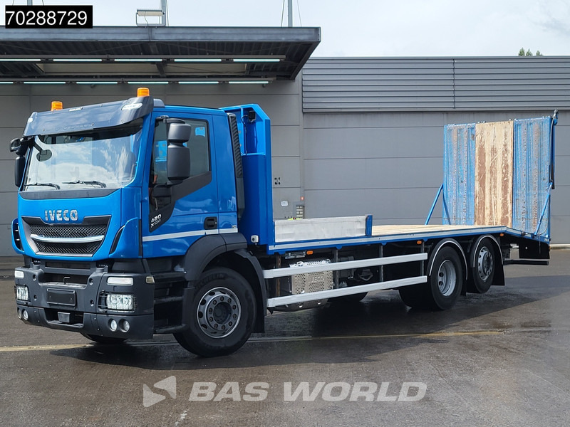 Iveco X-Way 420 6X2 Machine transporter Hydraulic Ramp Lift+steering axle ACC Euro 6 - Dropside/ Flatbed truck: picture 3 Iveco X-Way 420 6X2 Machine transporter Hydraulic Ramp Lift+steering axle ACC Euro 6 - Dropside/ Flatbed truck: picture 3