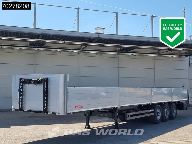 Kögel S24-1 OPEN Liftachse Bordwände - Dropside/ Flatbed semi-trailer: picture 1 Kögel S24-1 OPEN Liftachse Bordwände - Dropside/ Flatbed semi-trailer: picture 1
