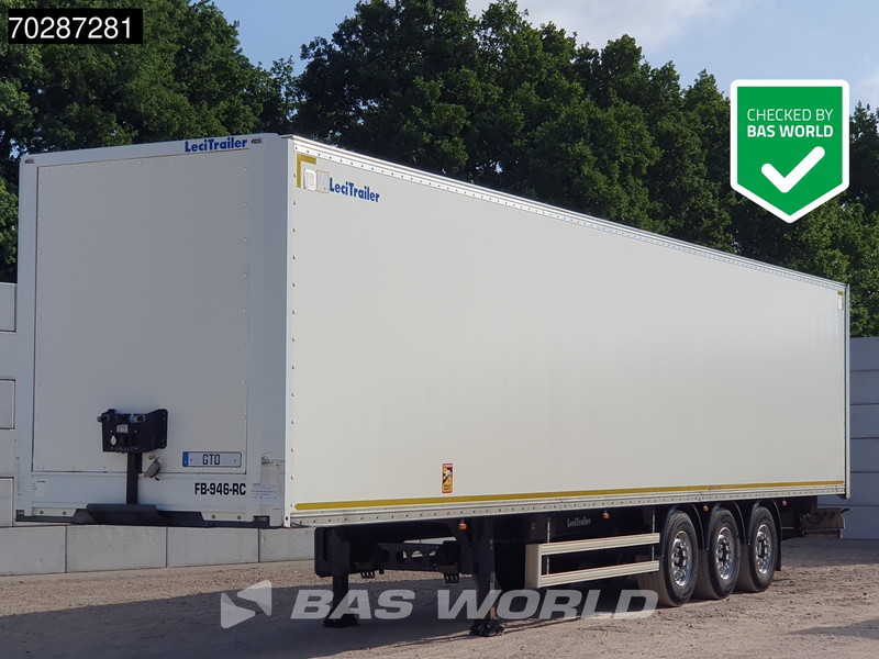 Closed box semi-trailer Lecitrailer SR 3ESS Liftachse Rolltor: picture 1