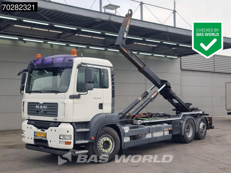 MAN TGA 26.360 6X2 NL-Truck 20tons Hyva Multilift Automatic Euro 5 - Hook lift truck: picture 1 MAN TGA 26.360 6X2 NL-Truck 20tons Hyva Multilift Automatic Euro 5 - Hook lift truck: picture 1