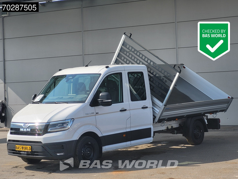 MAN TGE 3.180 Driezijdige Kipper Automaat 2025 Facelift 180PK Trekhaak LED Navi ACC Airco Cruise Euro6 Kipper Tippe Benne Kieper 3m3 A/C Towba - Tipper van: picture 1 MAN TGE 3.180 Driezijdige Kipper Automaat 2025 Facelift 180PK Trekhaak LED Navi ACC Airco Cruise Euro6 Kipper Tippe Benne Kieper 3m3 A/C Towba - Tipper van: picture 1