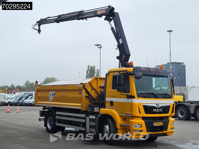 MAN TGM 18.250 TGM 4X2 NL-Truck 10m3 HSW Tipper 13Ton HMF 1300-K2 Crane Automatic Euro 6 - Tipper, Crane truck: picture 3 MAN TGM 18.250 TGM 4X2 NL-Truck 10m3 HSW Tipper 13Ton HMF 1300-K2 Crane Automatic Euro 6 - Tipper, Crane truck: picture 3