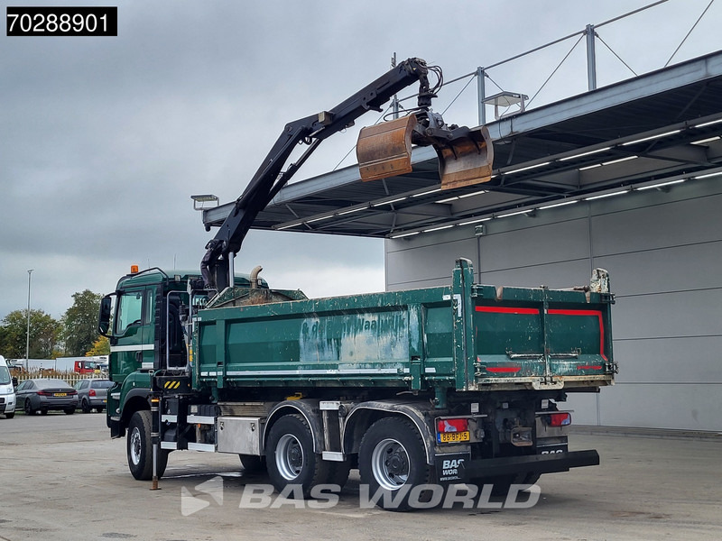 MAN TGS 33.440 TGS 6X6 NL-Truck 12m3 Jansen Tipper HMF 1643 Crane Steering-Axle Big-Axle Automatic Euro 6 - Tipper, Crane truck: picture 2 MAN TGS 33.440 TGS 6X6 NL-Truck 12m3 Jansen Tipper HMF 1643 Crane Steering-Axle Big-Axle Automatic Euro 6 - Tipper, Crane truck: picture 2
