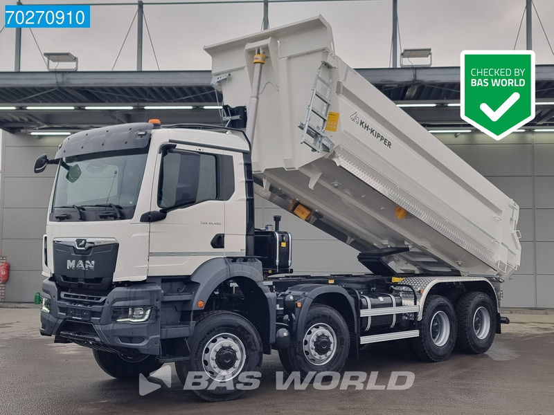 MAN TGS 41.480 8X8 8x8 20m3 tipper tarpaulin Manual Big-axle Euro 6 - Tipper: picture 1 MAN TGS 41.480 8X8 8x8 20m3 tipper tarpaulin Manual Big-axle Euro 6 - Tipper: picture 1