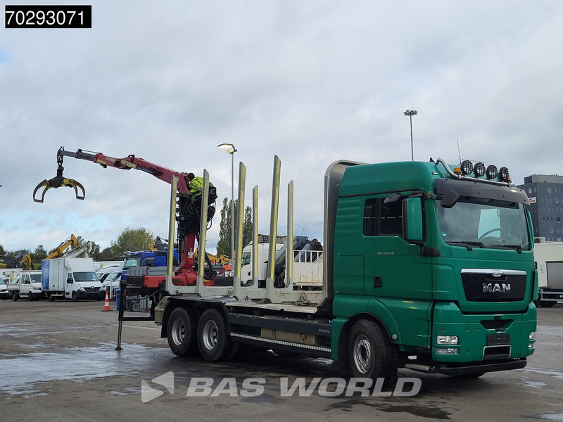 MAN TGX 26.540 6X4 TAJFUN L150Z.96 woodcrane Holztransport Manual Retarder Euro 5 - Timber truck, Crane truck: picture 3 MAN TGX 26.540 6X4 TAJFUN L150Z.96 woodcrane Holztransport Manual Retarder Euro 5 - Timber truck, Crane truck: picture 3