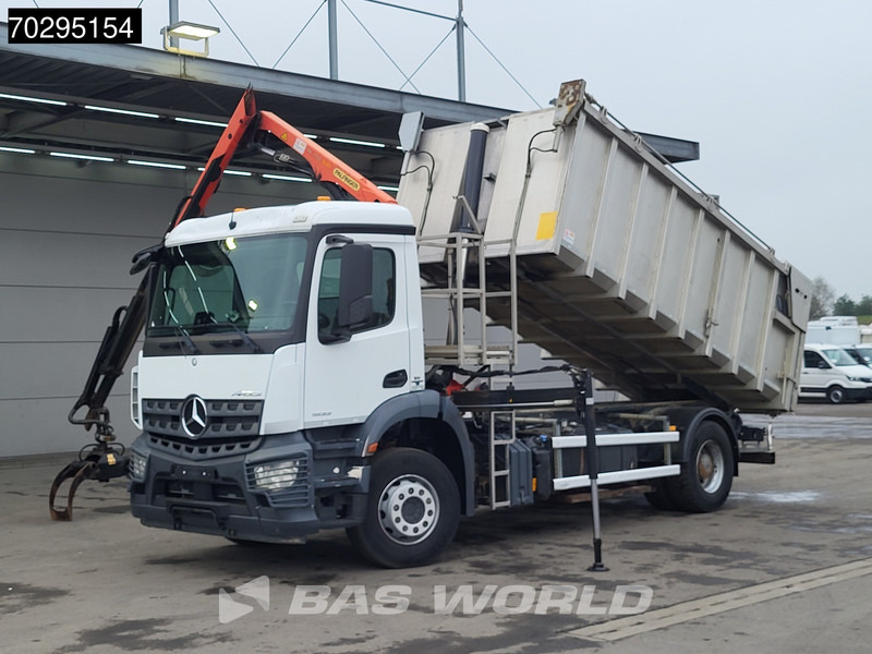 Mercedes-Benz Actros 1833 4X2 Palfinger PK7.501 SLD Kran Crane 17m3 tipper Big-Axle Euro 6 - Tipper, Crane truck: picture 5 Mercedes-Benz Actros 1833 4X2 Palfinger PK7.501 SLD Kran Crane 17m3 tipper Big-Axle Euro 6 - Tipper, Crane truck: picture 5