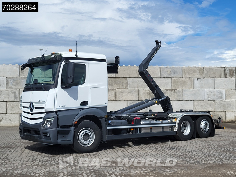 Mercedes-Benz Actros 2745 6X2 NEW! Meiller RS21-70 Hooklift Retarder Lift+Steering Axle PPC Navi - Hook lift truck: picture 5 Mercedes-Benz Actros 2745 6X2 NEW! Meiller RS21-70 Hooklift Retarder Lift+Steering Axle PPC Navi - Hook lift truck: picture 5