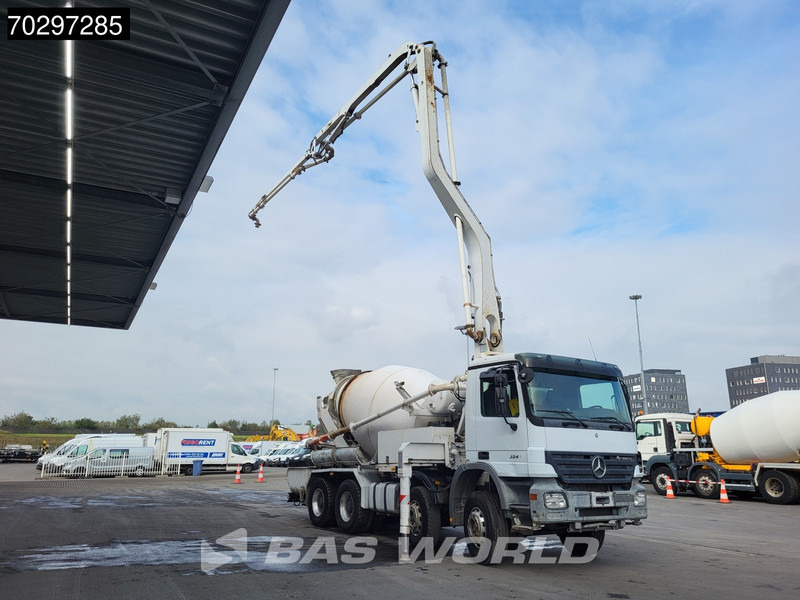 Mercedes-Benz Actros 3241 8X4 7m3 Putzmeister Mixer Big-Axle Steelsuspension Automatic Pompe+Mixer Euro 3 - Concrete pump truck: picture 5 Mercedes-Benz Actros 3241 8X4 7m3 Putzmeister Mixer Big-Axle Steelsuspension Automatic Pompe+Mixer Euro 3 - Concrete pump truck: picture 5