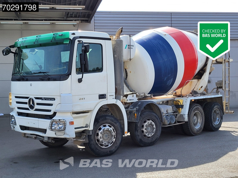 Mercedes-Benz Actros 3241 8X4 9m3 Stetter Mixer Big-Axle Steelsuspension Retarder Euro 5 - Concrete mixer truck: picture 1 Mercedes-Benz Actros 3241 8X4 9m3 Stetter Mixer Big-Axle Steelsuspension Retarder Euro 5 - Concrete mixer truck: picture 1