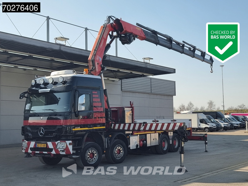 Mercedes-Benz Actros 4146 8X4 FASSI F600AXP.26 Crane Kran NL-Truck Euro 5 - Dropside/ Flatbed truck, Crane truck: picture 1 Mercedes-Benz Actros 4146 8X4 FASSI F600AXP.26 Crane Kran NL-Truck Euro 5 - Dropside/ Flatbed truck, Crane truck: picture 1