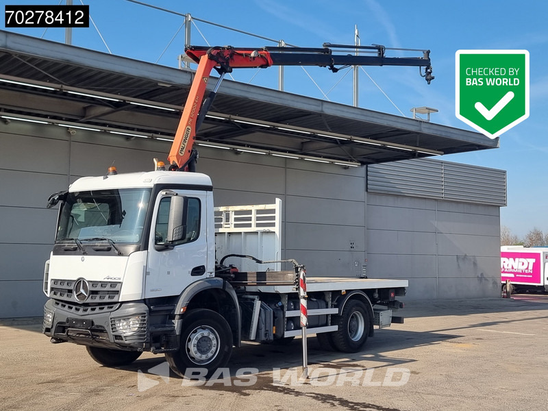 Mercedes-Benz Arocs 1830 4X2 Palfinger PK12.002 EH B Remote Full Steel Big-Axle Euro 6 - Dropside/ Flatbed truck, Crane truck: picture 1 Mercedes-Benz Arocs 1830 4X2 Palfinger PK12.002 EH B Remote Full Steel Big-Axle Euro 6 - Dropside/ Flatbed truck, Crane truck: picture 1
