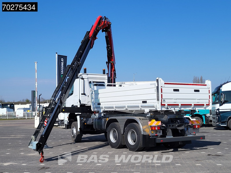 Mercedes-Benz Arocs 3348 6X6 Fassi F255A.2.24 xe-dynamic Kran Dreiseitenkipper Navi Euro 6 - Tipper, Crane truck: picture 2 Mercedes-Benz Arocs 3348 6X6 Fassi F255A.2.24 xe-dynamic Kran Dreiseitenkipper Navi Euro 6 - Tipper, Crane truck: picture 2