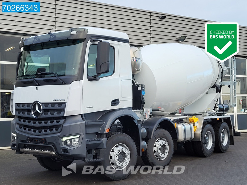 Mercedes-Benz Arocs 4140 8X4 NEW 10m3 Remmel Mixer Automatic Euro 3 - Concrete mixer truck: picture 1 Mercedes-Benz Arocs 4140 8X4 NEW 10m3 Remmel Mixer Automatic Euro 3 - Concrete mixer truck: picture 1