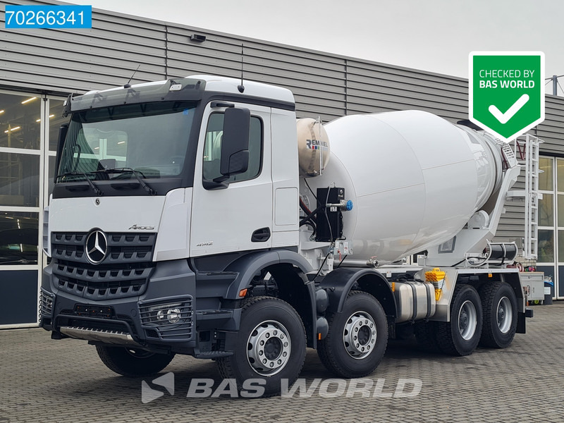 Mercedes-Benz Arocs 4142 8X4 NEW Remmel mixer 10m3 Big-Axle Steelsuspension Euro 3 - Concrete mixer truck: picture 1 Mercedes-Benz Arocs 4142 8X4 NEW Remmel mixer 10m3 Big-Axle Steelsuspension Euro 3 - Concrete mixer truck: picture 1