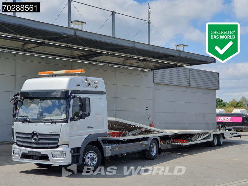 Autotransporter truck Mercedes-Benz Atego 1230 4X2 Kuvvetli car transporter 6 spots Hydrlaulic Winch Automatic: picture 1