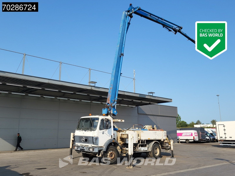Mercedes-Benz SK 1922 4X2 Schwing Stetter KVM 26/22 Pump Steel Suspension Big-Axle Manual Euro 1 - Concrete pump truck: picture 1 Mercedes-Benz SK 1922 4X2 Schwing Stetter KVM 26/22 Pump Steel Suspension Big-Axle Manual Euro 1 - Concrete pump truck: picture 1