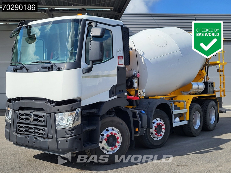 Renault C 430 8X4 9m3 Liebherr Mixer Steelsuspension Automatic Euro 6 - Concrete mixer truck: picture 1 Renault C 430 8X4 9m3 Liebherr Mixer Steelsuspension Automatic Euro 6 - Concrete mixer truck: picture 1