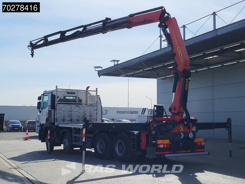 Dropside/ Flatbed truck, Crane truck Renault C 430 8X4 Palfinger PK33002EH Euro 6 Big Axle: picture 6