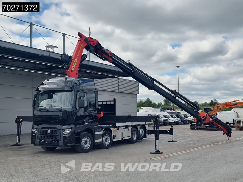 Renault C 520 8X2 Palfinger PK65002 SH Crane Jib Winch Lift+steering Axle Euro 6 - Dropside/ Flatbed truck, Crane truck: picture 5 Renault C 520 8X2 Palfinger PK65002 SH Crane Jib Winch Lift+steering Axle Euro 6 - Dropside/ Flatbed truck, Crane truck: picture 5