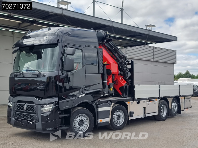 Renault C 520 8X2 Palfinger PK65002 SH Crane Jib Winch Lift+steering Axle Euro 6 - Dropside/ Flatbed truck, Crane truck: picture 5 Renault C 520 8X2 Palfinger PK65002 SH Crane Jib Winch Lift+steering Axle Euro 6 - Dropside/ Flatbed truck, Crane truck: picture 5