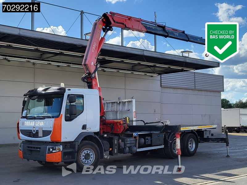 Renault Premium 370 6X2 Fassi F330B.23 Kran Crane Manual Big-Axle Lift-Axle Euro 4 - Dropside/ Flatbed truck, Crane truck: picture 1 Renault Premium 370 6X2 Fassi F330B.23 Kran Crane Manual Big-Axle Lift-Axle Euro 4 - Dropside/ Flatbed truck, Crane truck: picture 1