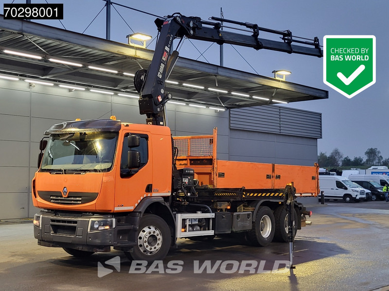 Renault Premium 430 Lander 6X4 HIAB 211 EP-4 Crane Tipper Big-Axle Automatic Euro 5 - Tipper, Crane truck: picture 1 Renault Premium 430 Lander 6X4 HIAB 211 EP-4 Crane Tipper Big-Axle Automatic Euro 5 - Tipper, Crane truck: picture 1
