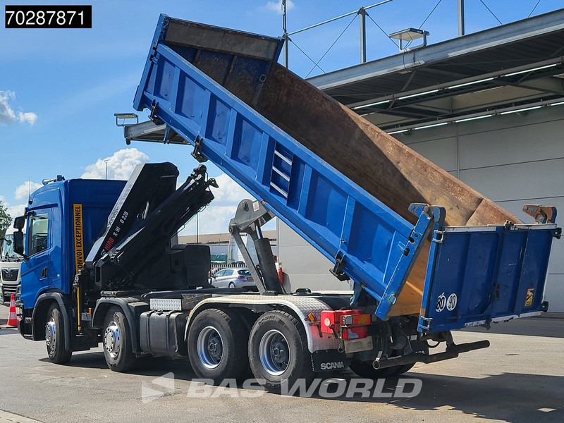 Scania G500 8X4 Hiab X-HIDUO 228 E-3 Crane Retarder Big-Axle Josset Menguy Tipper 14m3 Euro 6 - Tipper, Crane truck: picture 5 Scania G500 8X4 Hiab X-HIDUO 228 E-3 Crane Retarder Big-Axle Josset Menguy Tipper 14m3 Euro 6 - Tipper, Crane truck: picture 5