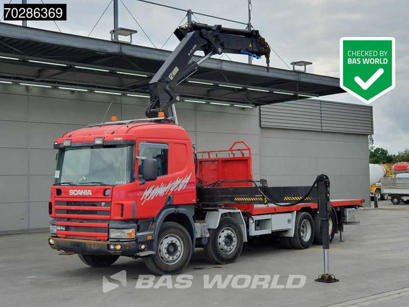 Scania P124 P 8X2 HIAB 477EP-5 HIPRO 2013 year Kran Crane Lift Axle Manual Euro 2 - Dropside/ Flatbed truck, Crane truck: picture 1 Scania P124 P 8X2 HIAB 477EP-5 HIPRO 2013 year Kran Crane Lift Axle Manual Euro 2 - Dropside/ Flatbed truck, Crane truck: picture 1
