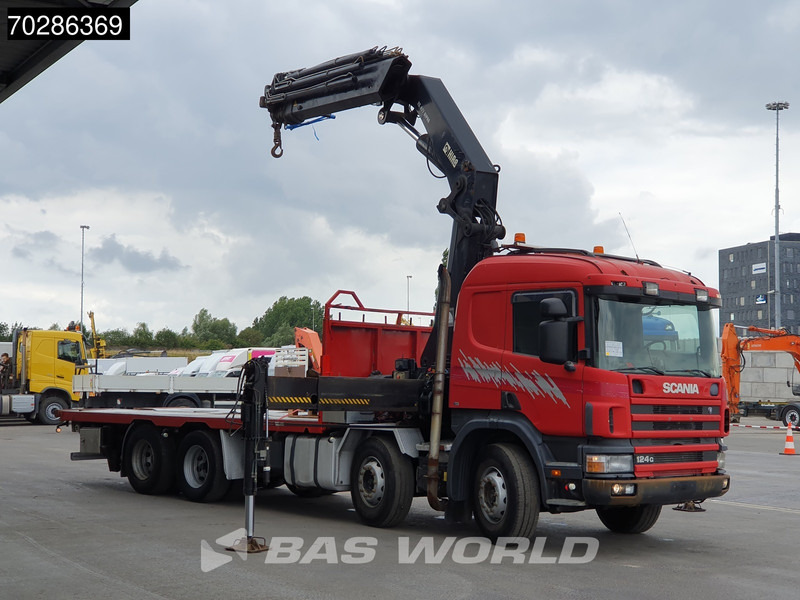 Scania P124 P 8X2 HIAB 477EP-5 HIPRO 2013 year Kran Crane Lift Axle Manual Euro 2 - Dropside/ Flatbed truck, Crane truck: picture 3 Scania P124 P 8X2 HIAB 477EP-5 HIPRO 2013 year Kran Crane Lift Axle Manual Euro 2 - Dropside/ Flatbed truck, Crane truck: picture 3