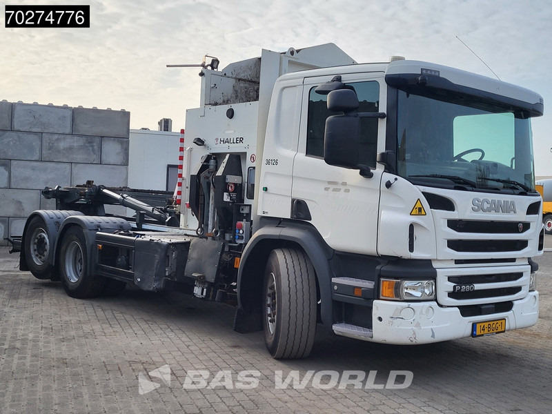 Scania P280 6X2 NL-Truck Allison Retarder Lift+Lenkachse Haller SeitenLader - Hook lift truck: picture 3 Scania P280 6X2 NL-Truck Allison Retarder Lift+Lenkachse Haller SeitenLader - Hook lift truck: picture 3