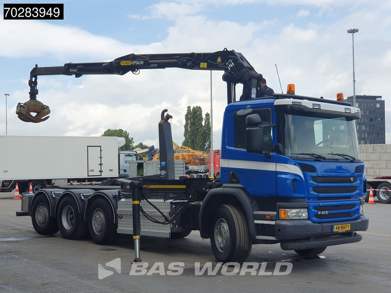 Scania P410 8X2 NL-Truck Palfinger Q150Z Crane 30T VDL hooklift Lift-Lenkachse Euro 6 - Hook lift truck, Crane truck: picture 3 Scania P410 8X2 NL-Truck Palfinger Q150Z Crane 30T VDL hooklift Lift-Lenkachse Euro 6 - Hook lift truck, Crane truck: picture 3
