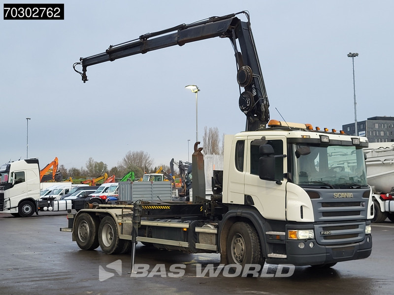 Scania P420 6X2 Hiab 166 ES-3 Hipro Crane Remote VDL 25tons hooklift Euro 5 - Hook lift truck, Crane truck: picture 3 Scania P420 6X2 Hiab 166 ES-3 Hipro Crane Remote VDL 25tons hooklift Euro 5 - Hook lift truck, Crane truck: picture 3