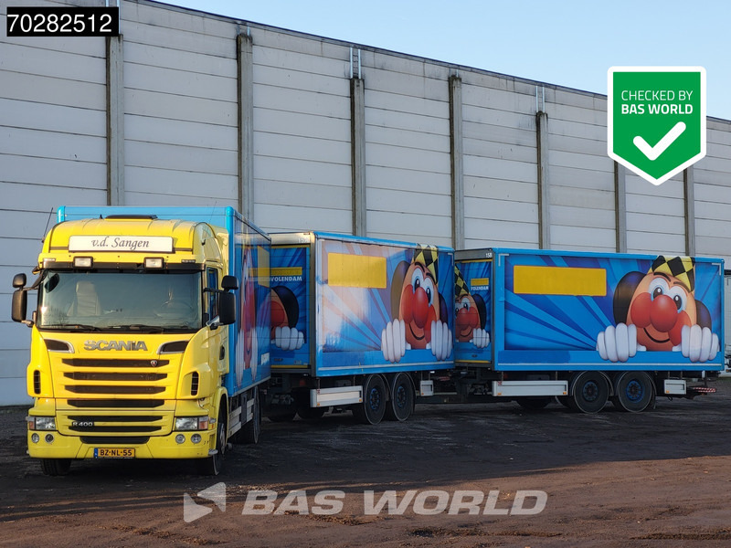 Scania R400 4X2 LZV NL-Truck 3x Ladebordwand 2x trailer Navi Euro 5 - Box truck: picture 1 Scania R400 4X2 LZV NL-Truck 3x Ladebordwand 2x trailer Navi Euro 5 - Box truck: picture 1