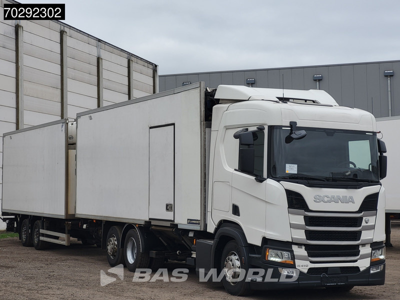 Scania R410 6X2 Refrigerated Combi Lamberet Carrier Retarder Euro 6 - Refrigerator truck: picture 3 Scania R410 6X2 Refrigerated Combi Lamberet Carrier Retarder Euro 6 - Refrigerator truck: picture 3