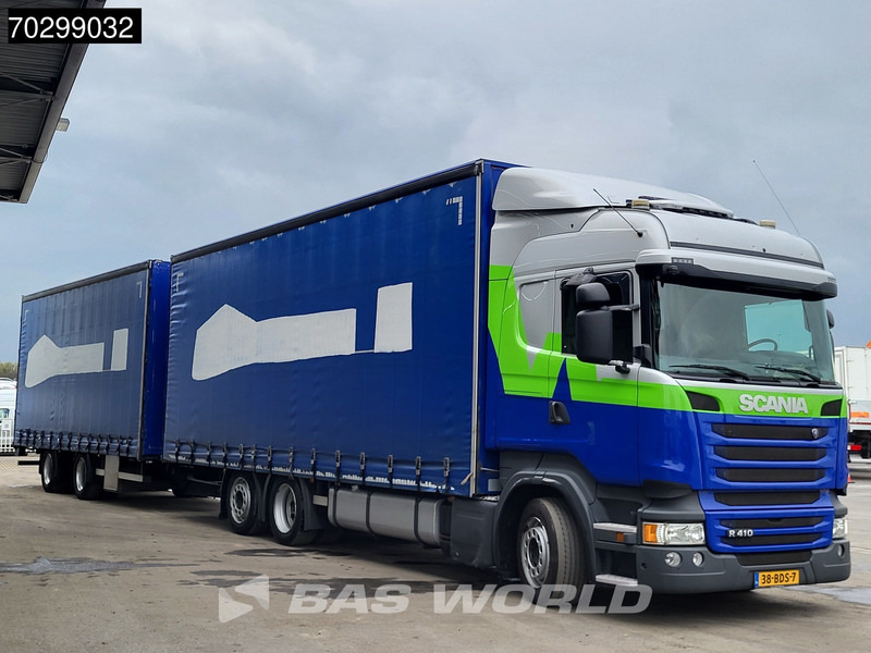 Scania R410 R 6X2 NL-Combi Curtainsides Lift+steering axle Automatic Euro 6 - Curtainsider truck: picture 3 Scania R410 R 6X2 NL-Combi Curtainsides Lift+steering axle Automatic Euro 6 - Curtainsider truck: picture 3