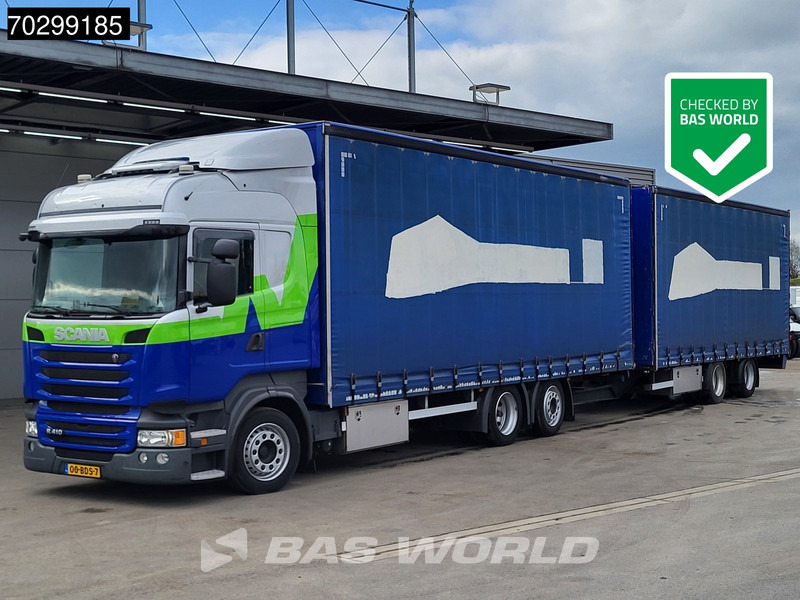Scania R410 R 6X2 NL-Truck Standairco Lift+Steering-Axle Automatic Euro 6 - Curtainsider truck: picture 1 Scania R410 R 6X2 NL-Truck Standairco Lift+Steering-Axle Automatic Euro 6 - Curtainsider truck: picture 1
