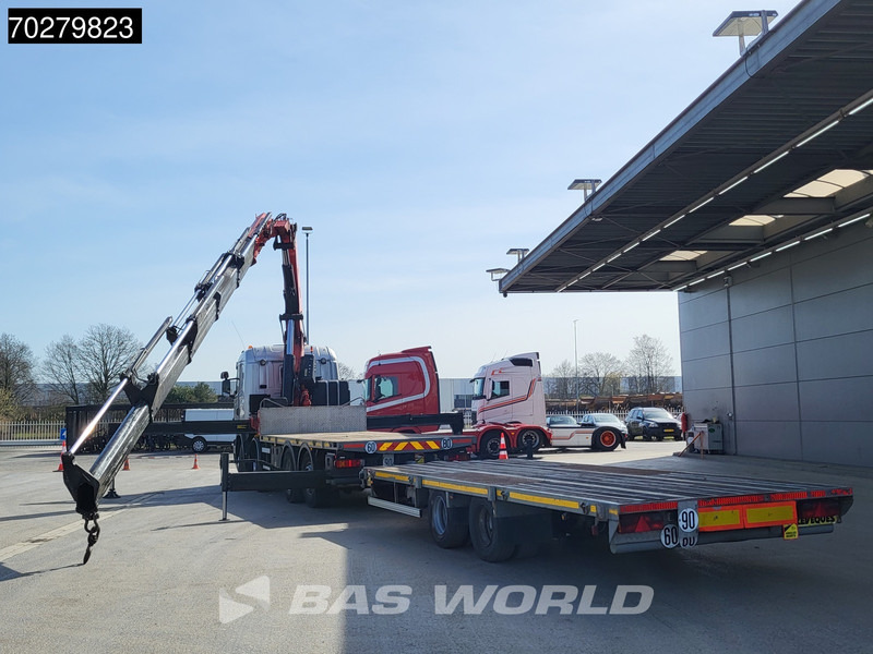 Dropside/ Flatbed truck, Crane truck Scania R480 8X2 Combi FASSI F660AXP.25 Manual Retarder Lift+Lenkachse Euro 5: picture 8