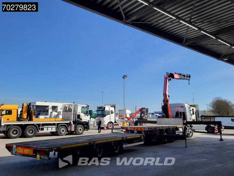Dropside/ Flatbed truck, Crane truck Scania R480 8X2 Combi FASSI F660AXP.25 Manual Retarder Lift+Lenkachse Euro 5: picture 11