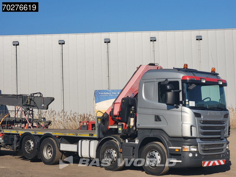 Scania R480 8X2 FASSI F660AXP.25 Manual Retarder Lift+Lenkachse Euro 5 - Dropside/ Flatbed truck, Crane truck: picture 3 Scania R480 8X2 FASSI F660AXP.25 Manual Retarder Lift+Lenkachse Euro 5 - Dropside/ Flatbed truck, Crane truck: picture 3