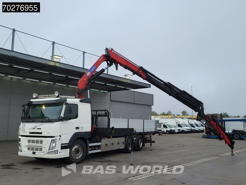 Volvo FM 450 6X2 HMF3220 K5 + Jib K5 Crane Kran Lift-Steering Axle VEB+ Automatic - Dropside/ Flatbed truck, Crane truck: picture 5 Volvo FM 450 6X2 HMF3220 K5 + Jib K5 Crane Kran Lift-Steering Axle VEB+ Automatic - Dropside/ Flatbed truck, Crane truck: picture 5