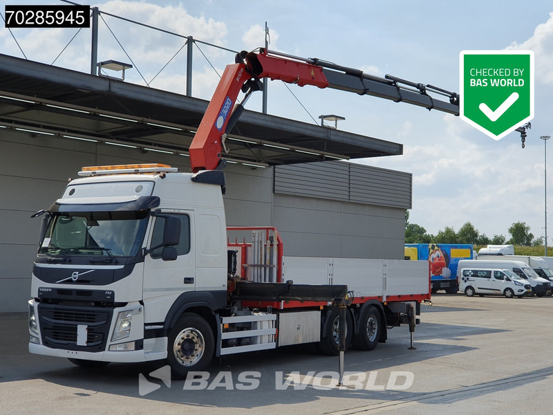 Volvo FM 500 6X2 HMF 3220-K7 Crane Kran Lift-Steering Axle Euro 6 - Dropside/ Flatbed truck, Crane truck: picture 1 Volvo FM 500 6X2 HMF 3220-K7 Crane Kran Lift-Steering Axle Euro 6 - Dropside/ Flatbed truck, Crane truck: picture 1