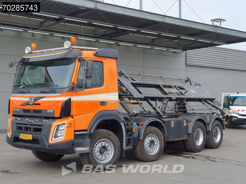 Volvo FMX 500 FMX 8X4 NL-Truck 28tons SAWO 3-Side cable lift Steelsuspension Retarder Automatic Euro 6 - Cable system truck: picture 3 Volvo FMX 500 FMX 8X4 NL-Truck 28tons SAWO 3-Side cable lift Steelsuspension Retarder Automatic Euro 6 - Cable system truck: picture 3