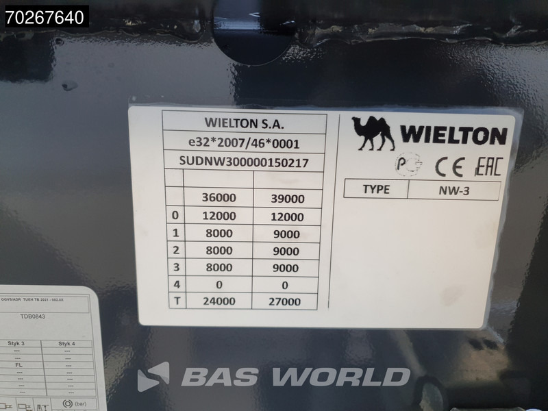New Tipper semi-trailer Wielton NW-3 NEW 55m3 Liftachse HARDOX: picture 20