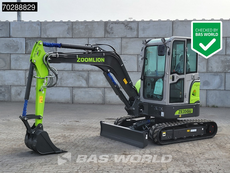 Zoomlion ZE35 GU A/C - CE CERTIFIED - Mini excavator: picture 1 Zoomlion ZE35 GU A/C - CE CERTIFIED - Mini excavator: picture 1