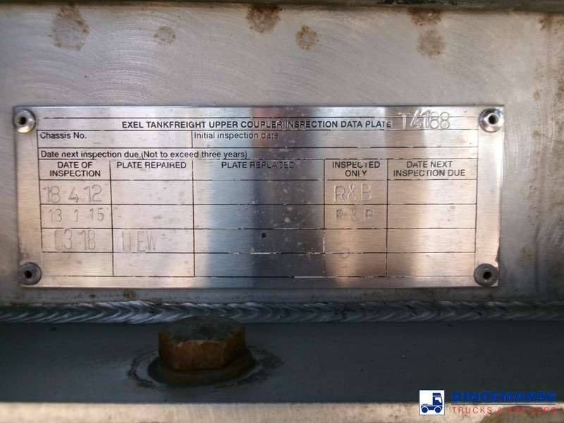 Tank semi-trailer Clayton Bitumen tank inox 33 m3 / 1 comp + ADR: picture 11