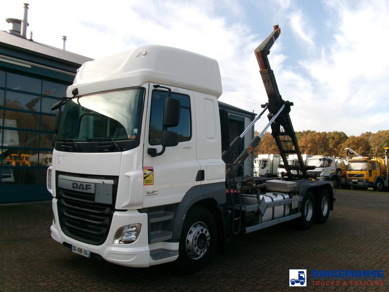 DAF CF 460 6x2 Euro 6 Hyva container hook 20 t - Hook lift truck: picture 1 DAF CF 460 6x2 Euro 6 Hyva container hook 20 t - Hook lift truck: picture 1