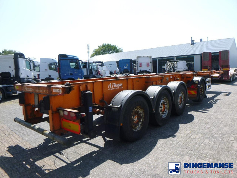 Dennison 4-axle container combi trailer (3 + 1 axles) 20-30-40-45 ft - Container transporter/ Swap body semi-trailer: picture 4 Dennison 4-axle container combi trailer (3 + 1 axles) 20-30-40-45 ft - Container transporter/ Swap body semi-trailer: picture 4